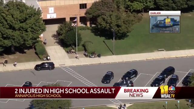 2 taken to hospitals, several charged after knife fight at Annapolis High School
