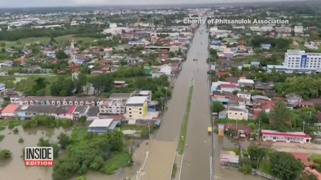 Paragliders Bring Relief to Flood Victims in Thailand