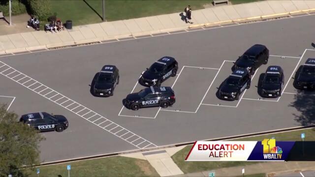 Adults support Annapolis High School students after stabbings