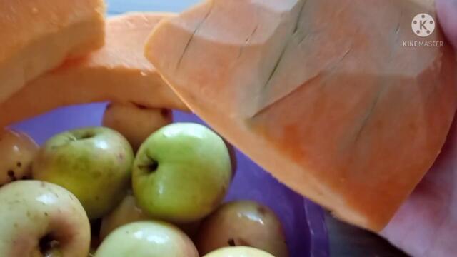Прості рецепти.Квашені яблука у гарбузі🎃🎃🍏🍏🍏🍏🍎🍎🍎