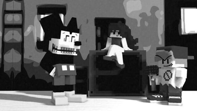 "Happy" Friday Night Funkin' Vs Mickey Mouse - Sunday Night (Minecraft FNF Animation) Creepypasta