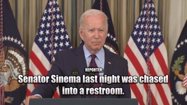 Protesters Follow Senator Into Bathroom