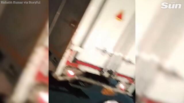 Air India Plane Gets Stuck Under Footbridge on Highway Near Delhi Airport