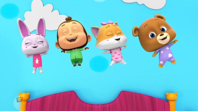 Пет малки бебета | Образование за деца | Kids Tv Bulgaria | Рими за детска гради