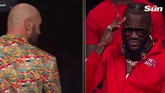 'You’re a piece of s*** & you’re getting knocked out' Fury explodes at Wilder