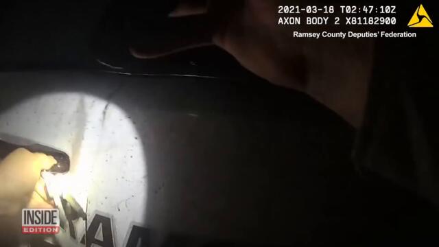 Deputy Rescued From Burning Car Just Before It Explodes