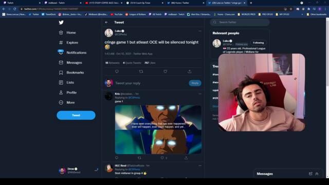 Midbeast Reaction to Cloud9 vs Peace | League of Legends Worlds 2021 Play-ins