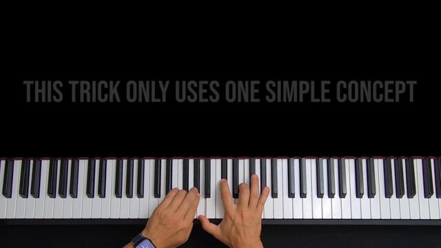 Advanced Piano Tricks To Impress Your Friends | No.3 Piano Trick Tutorial