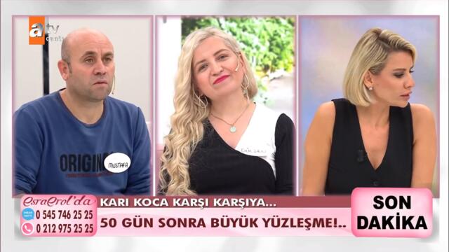 "Kocam banka üzerinden 1 lira yollayıp açıklama kısmında tehdit etti!"@Esra Erol'da 12 Ekim 2021