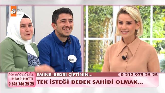Tek isteği bebek sahibi olmaktı, canlı yayında müjdeli haberi aldı! @Esra Erol'da 19 Ekim 2021
