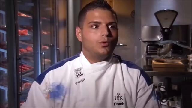 She only won because I lost. Hell's Kitchen