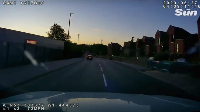 High speed cop chase sees driver detained by police dog in Sheffield