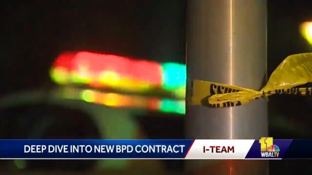 I-Team analyzes new contract for Baltimore Police Department