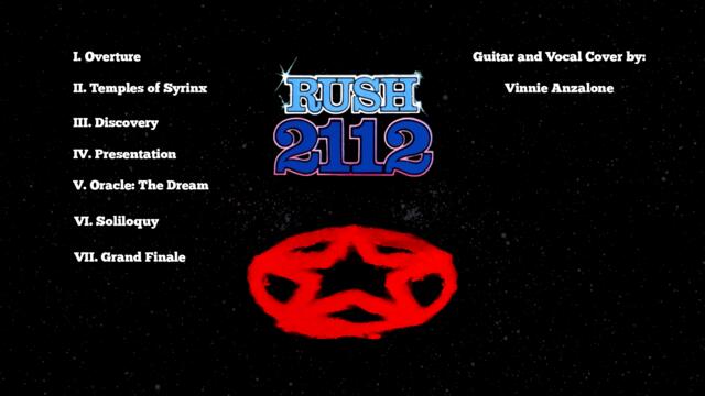 Rush  2112. Side A in Full. Guitar and vocal cover. HQ