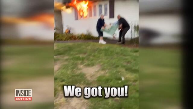 Hero Who Had Heart Attack After Fire Rescue Meets His Savior