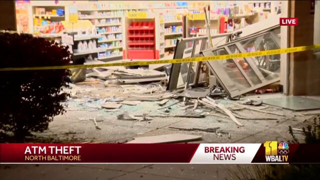 Walgreens ATM theft in north Baltimore