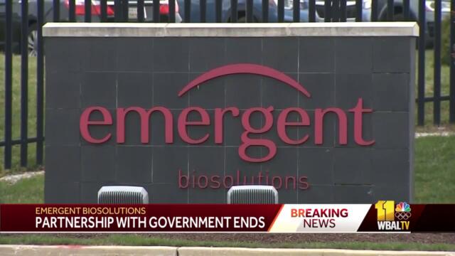Emergent BioSolutions ending partnership in government program