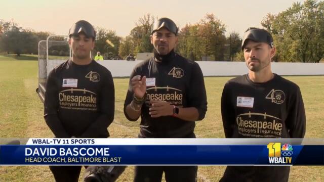 Baltimore Blast hosts blind soccer game