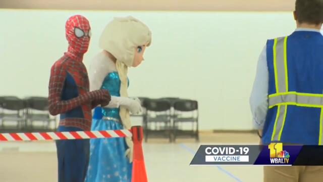 Vaccine clinic in White Marsh Mall held for children