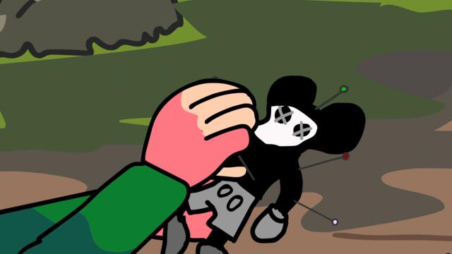 FNF Heroes vs Voodoo Doll Mickey Mouse and Angry Roo | Friday Night Funkin' Characters Animation