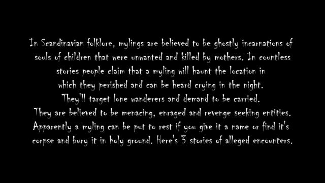 Real Myling (Crying Entity) Encounters
