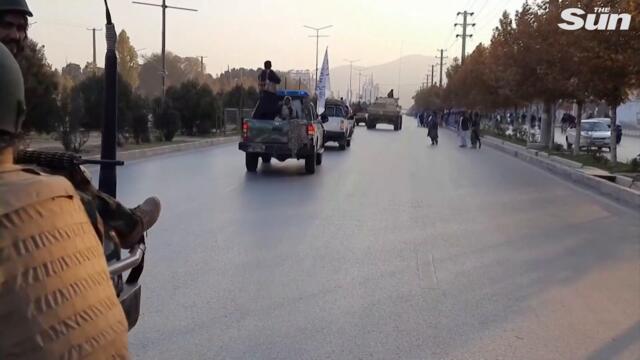 Afghanistan's Taliban holds military parade with remaining US and NATO vehicles