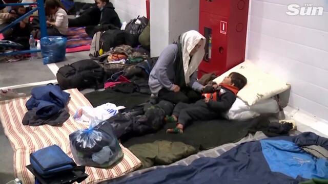 Belarus stranded migrants given shelter after violent border clashes