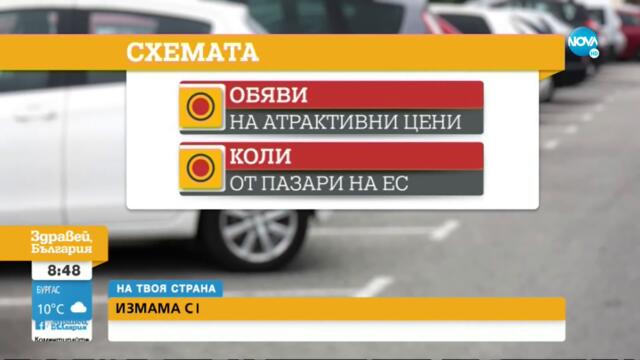 Нова измама с обяви на коли втора ръка в интернет - Здравей, България (16.11.2021)