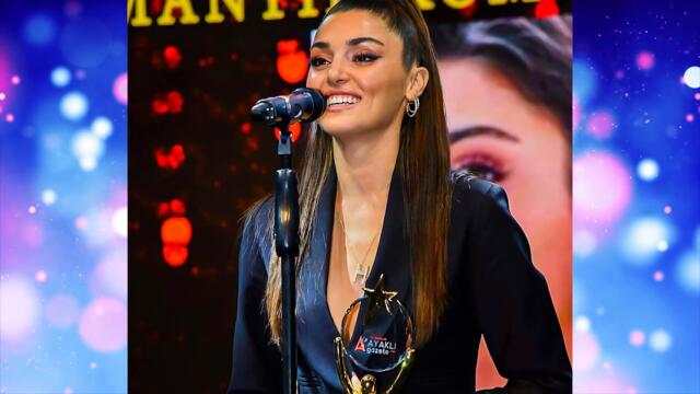 Kerem Bursin's emotional speech about Hande Ercel at the award ceremony!