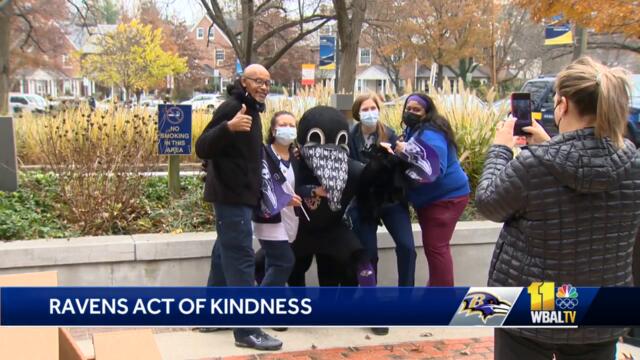 MedStar Union Memorial Hospital employees surprised by Ravens