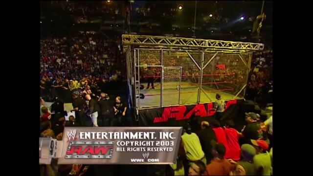 WWE Goldberg vs CHristian (Steel Cage)