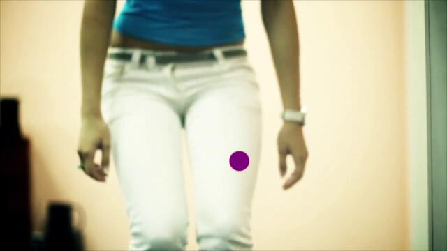 Сложи си пръста на лилавата точка и се наслаждавай