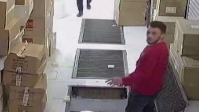 Distracted boy falls through trap door but is saved #Shorts 😮