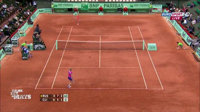 Една от най-странните точки в историята на тениса!