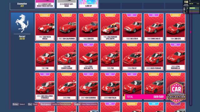 Forza Horizon 5 | Full car collection