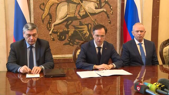 Владимир Мединский на пресс-конференции в преддверии переговоров с Украиной. Прямой эфир