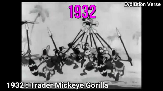 Mickey Mouse Evolution 1928-2022 | Mickey mouse latest evolution