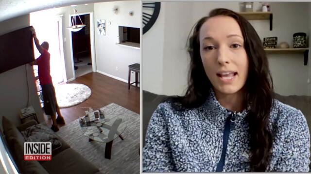 Woman Watches Home Intruder Burglarize Her on Security App