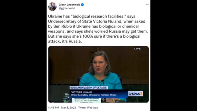 Nuland testifies that labs do exist in Ukraine, and then this happens... Ukraine update 2