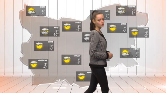 Прогноза за времето на 10 март