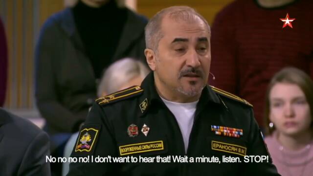 "This is our TRIUMPH!" - Russian TV anchor bullies Russian Veteran for mentioning losses