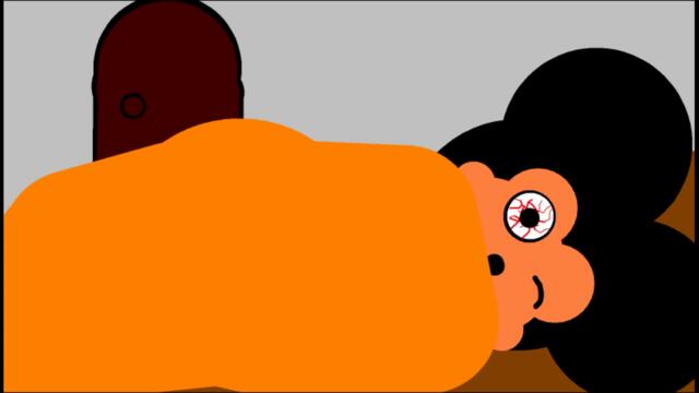 Mickey Mouse transforms into Hulk animation