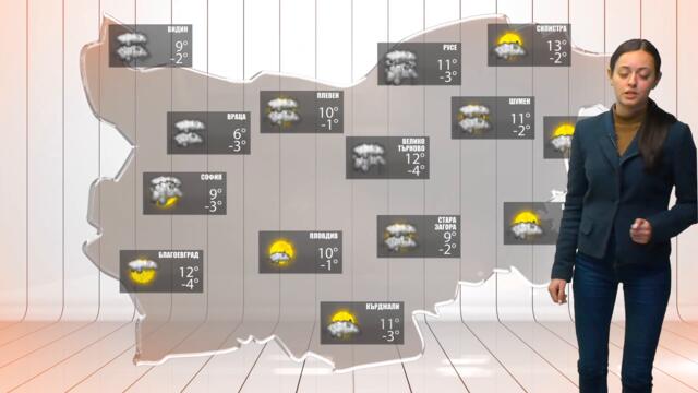 Прогноза за времето за 16 март