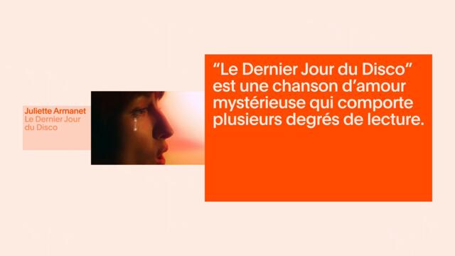 Juliette Armanet - Le Making of de “Le Dernier Jour du Disco” | Vevo Footnotes