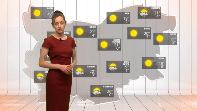 Прогноза за времето на 6 април