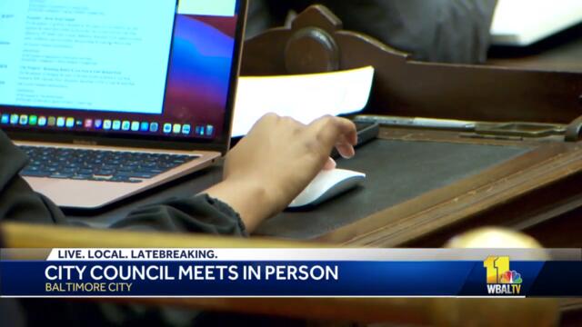 Baltimore City Council holds first in-person session since pandemic