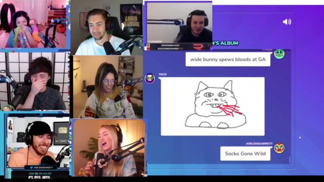 [All POV]Spil Crawl around on all 4's like a gecko| Gartic Phone with Chang Gang