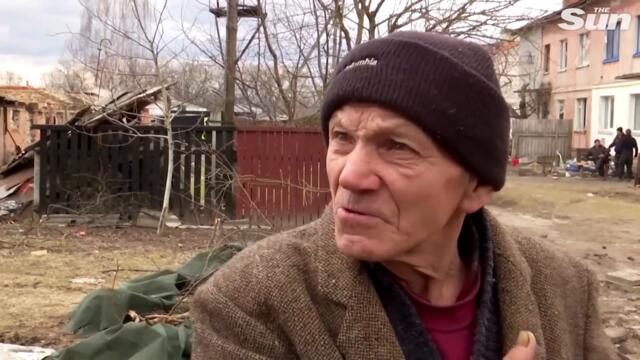 Civilians attempt to rebuild after onslaught of Russian shelling in Chernihiv