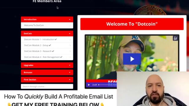 Dotcoin review | FULL Dotcoin  DEMO | Exclusive Crypto Training bonuses