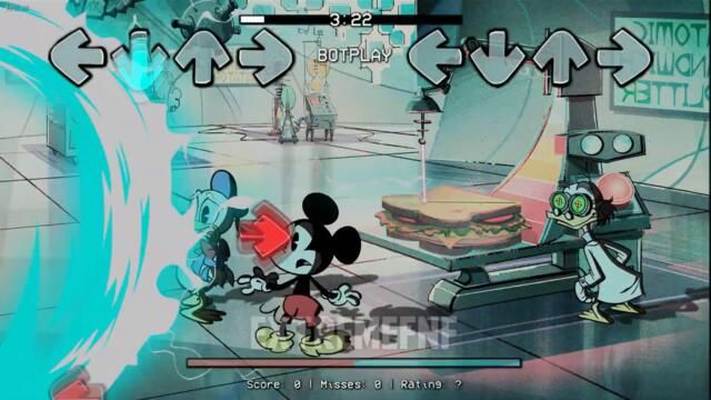 PLAYTIME Mickey Mouse in Friday Night Funkin || Huggy Wuggy FNF